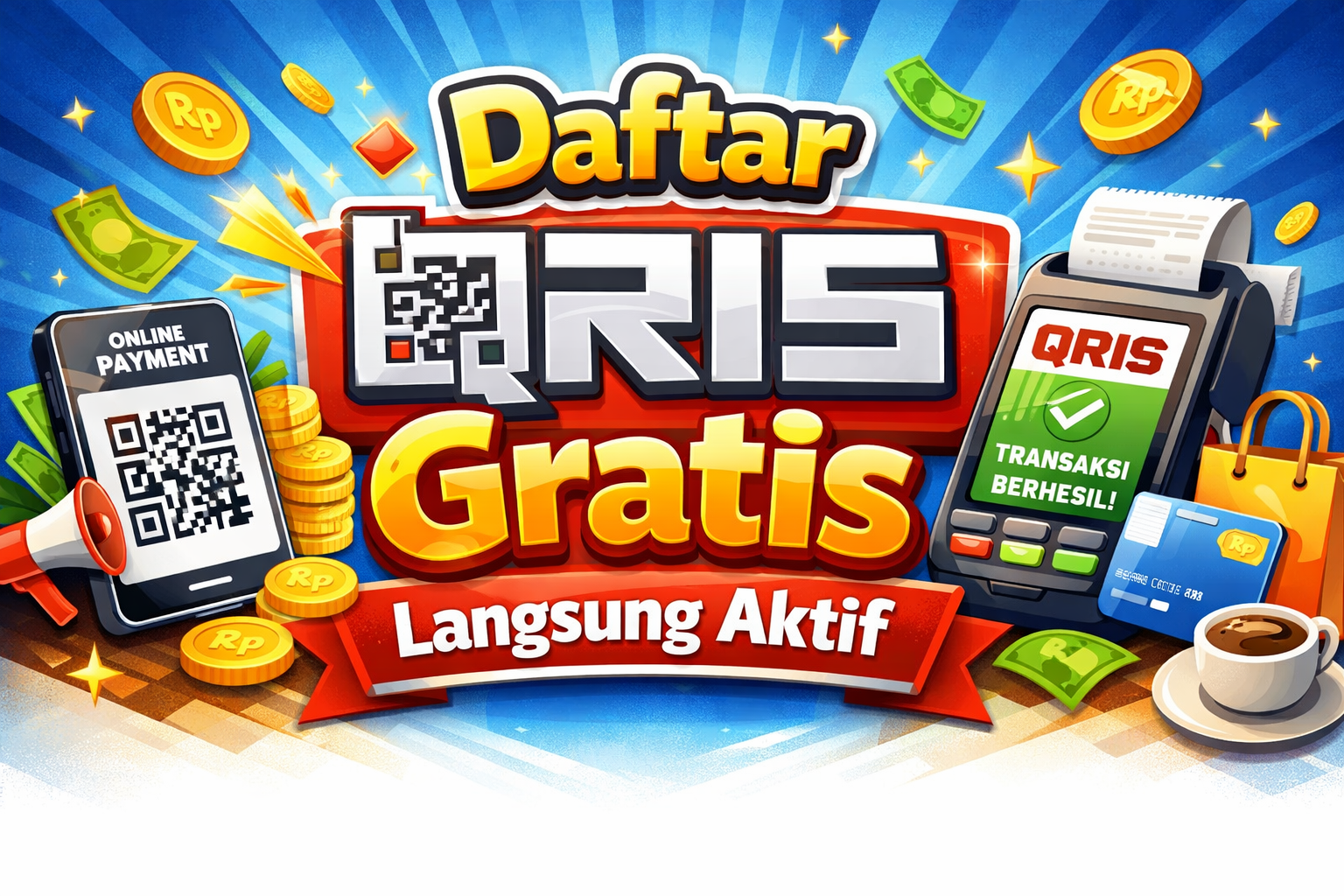 Daftar QRIS Gratis Langsung Aktif di Sakurupiah – Biaya MDR Murah Proses Instan