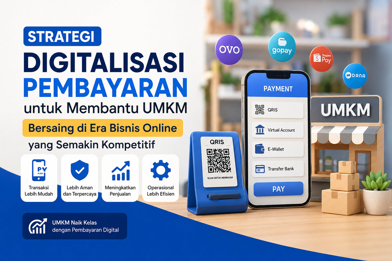 Strategi Digitalisasi Pembayaran untuk Membantu UMKM Bersaing di Era Bisnis Online yang Semakin Kompetitif