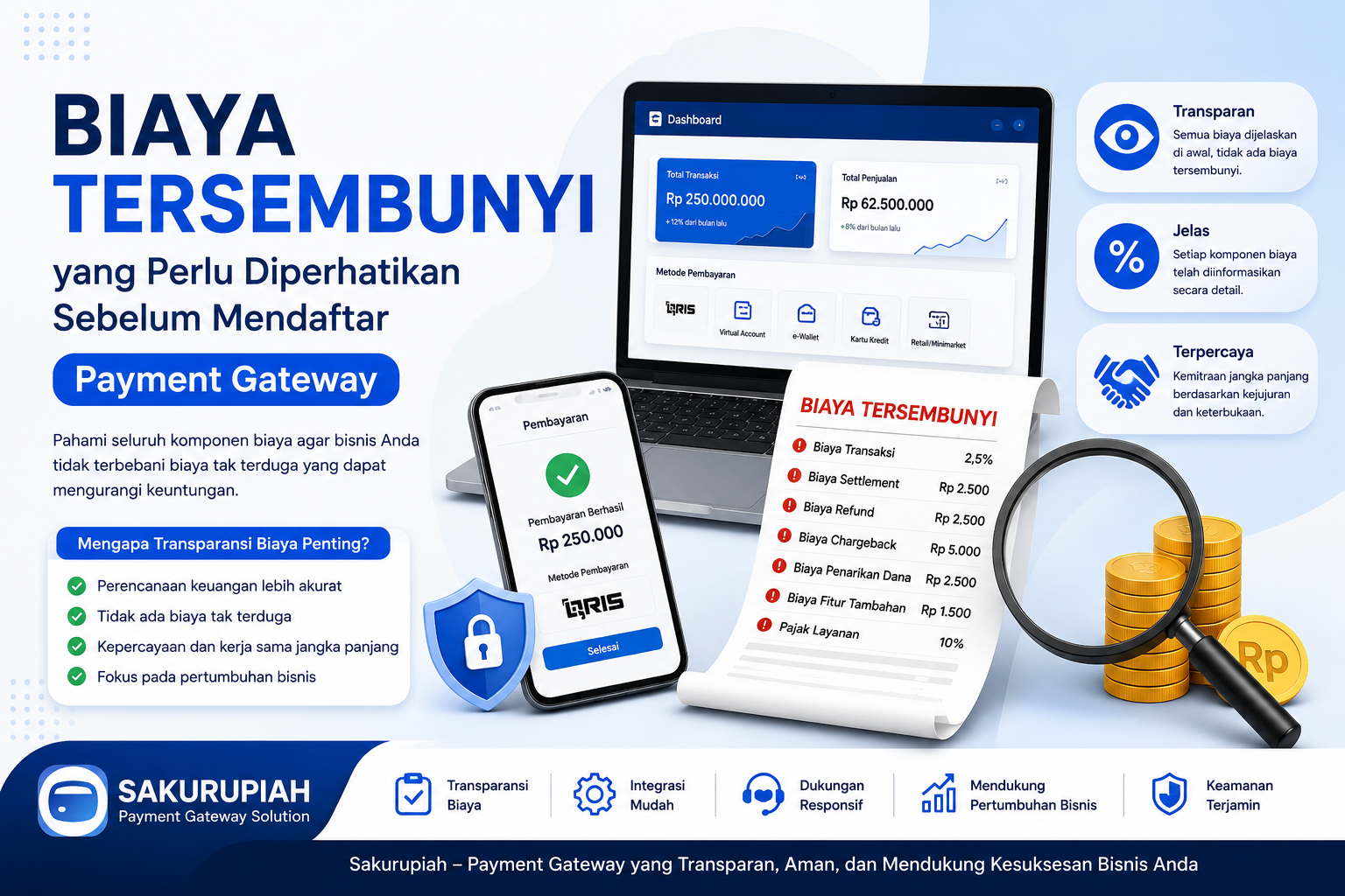 Sakurupiah: Mengedepankan Transparansi dalam Layanan Payment Gateway