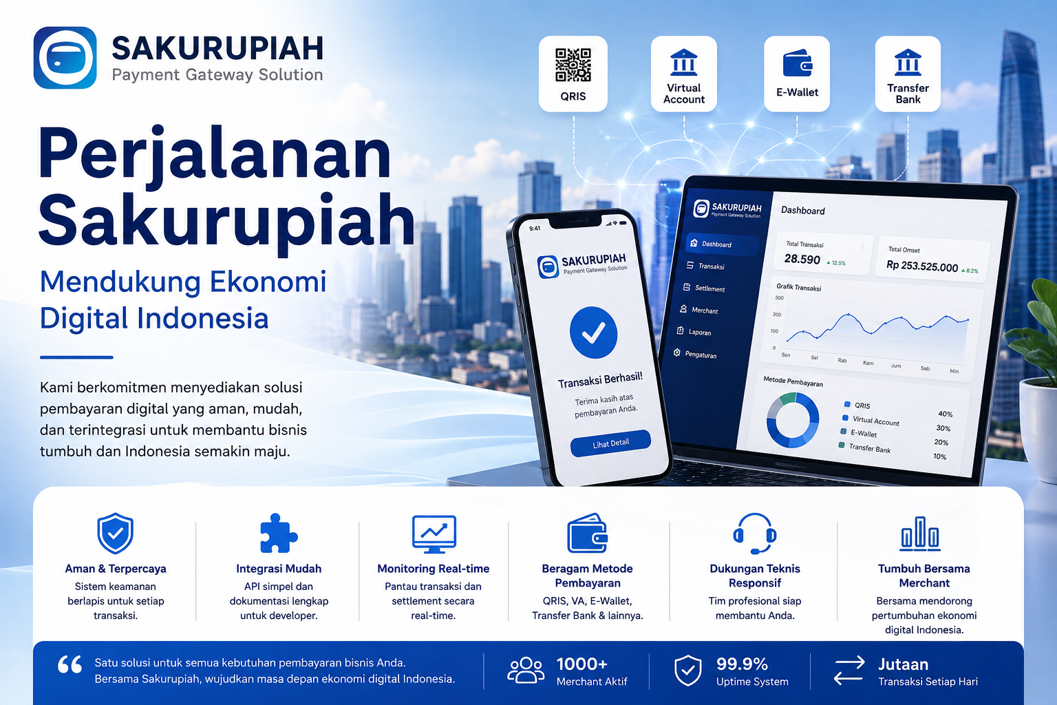 Perjalanan Sakurupiah Mendukung Ekonomi Digital Indonesia