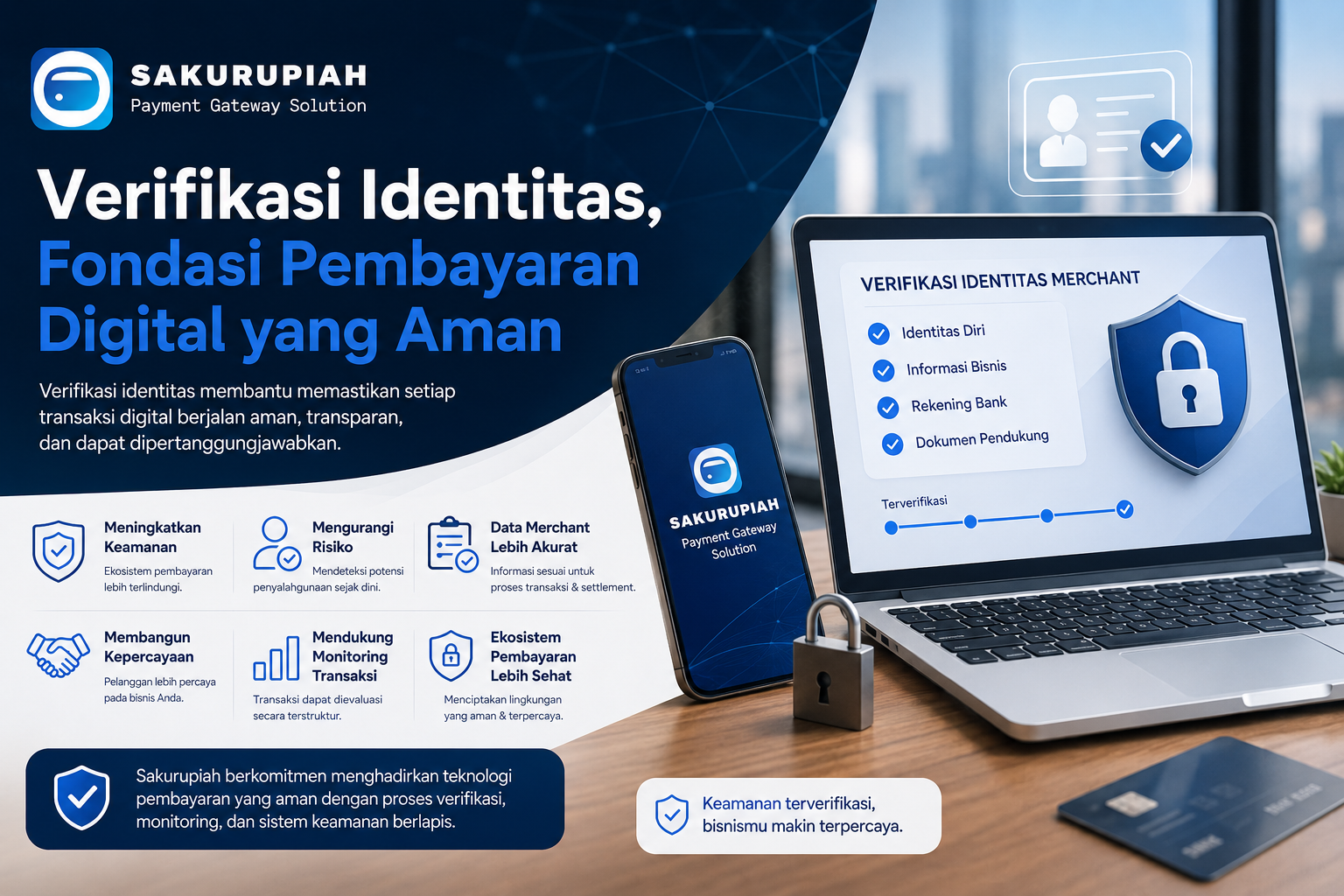 Peran Verifikasi Identitas Merchant dalam Membangun Ekosistem Pembayaran yang Aman untuk mendukung bisnis di era ekonomi digital