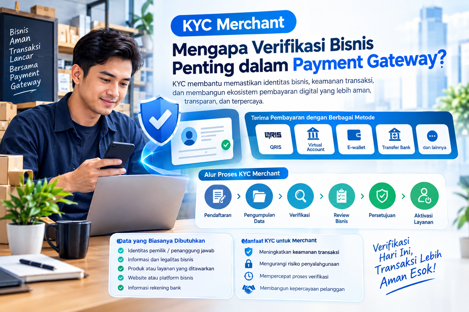 KYC Merchant: Mengapa Verifikasi Bisnis Penting dalam Payment Gateway?